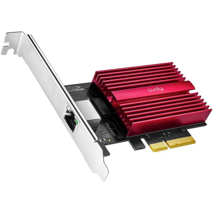 Сетевая карта Cudy PE10G, 1xLAN 10Gbps, PCI-Ex1