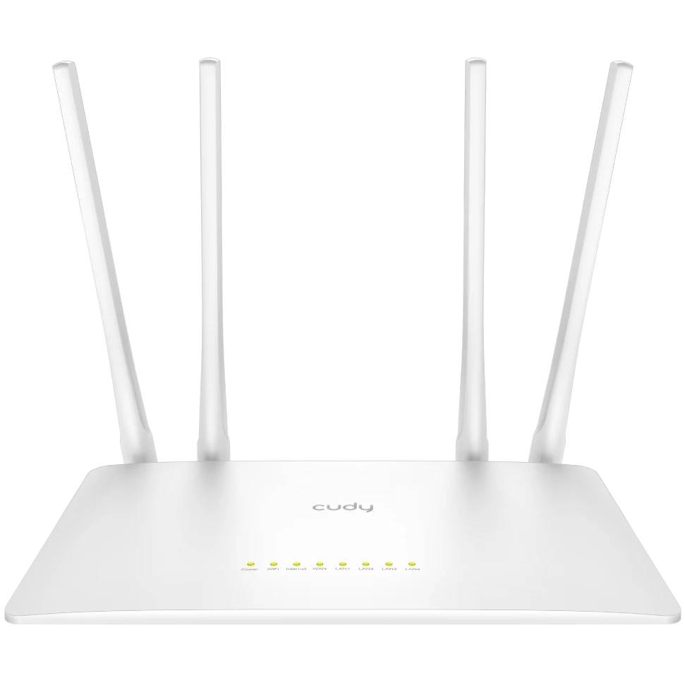 Роутер Wi-Fi Cudy WR300S, 2.4GHz, 300MBps, 4xLAN 100Mbps, WAN