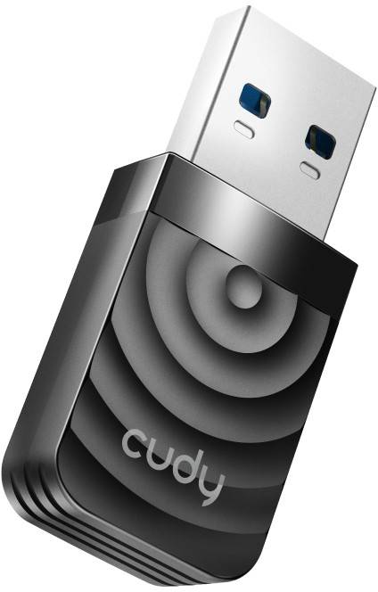 Сетевая карта Wi-Fi, Cudy WU1300S, 2.4/5GHz, 1267MBps, USB