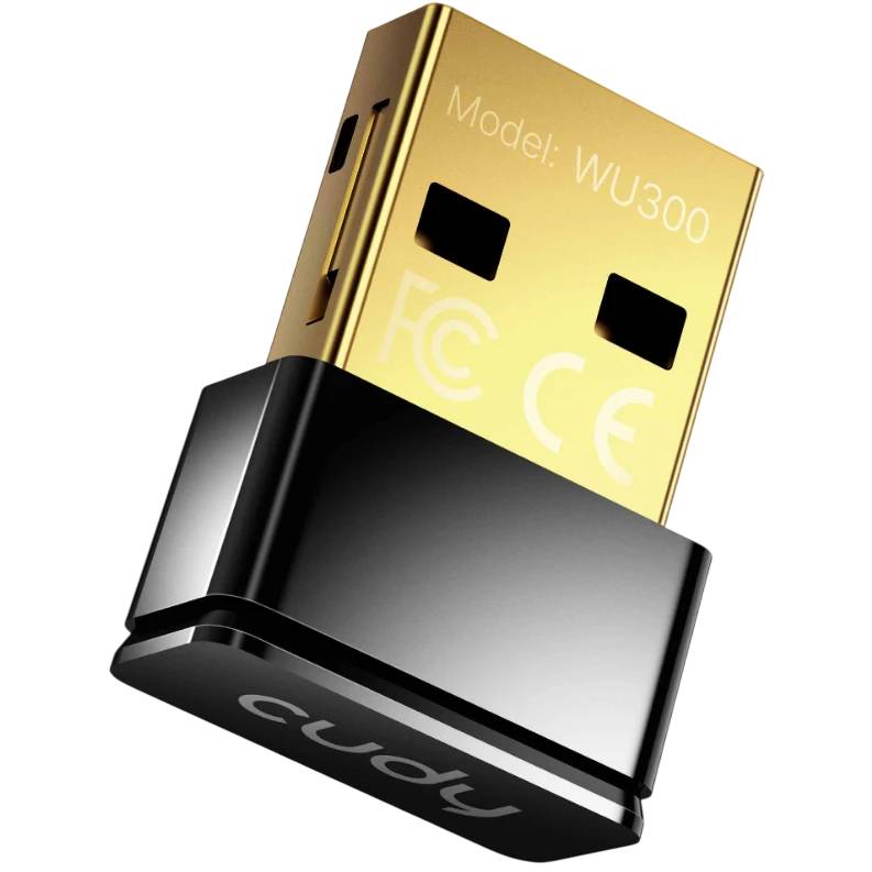 Сетевая карта Wi-Fi, Cudy WU300, 2.4GHz, 286MBps, USB