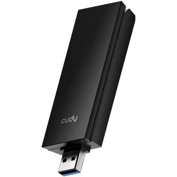 Сетевая карта Wi-Fi, Cudy WU5400, 2.4/5/6GHz, 5378MBps, USB