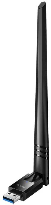 Сетевая карта Wi-Fi+Bluetooth, Cudy WU900H, 2.4/5GHz, 900MBps, USB
