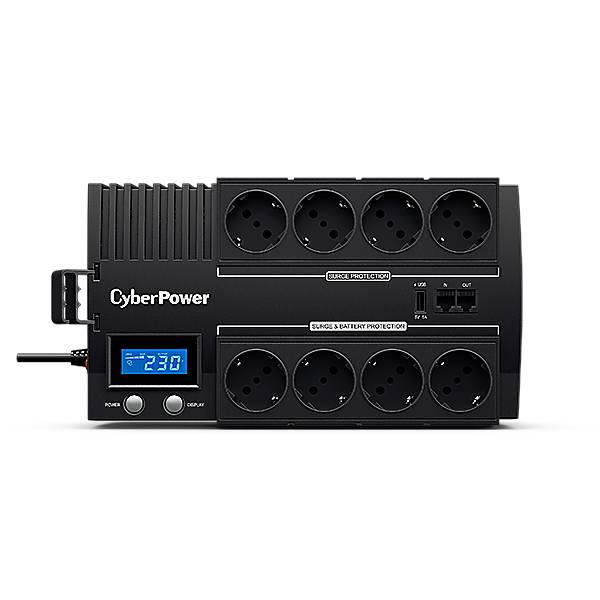 ИБП CyberPower BR1000ELCD, 1000VA (4 + 4 Schuko)