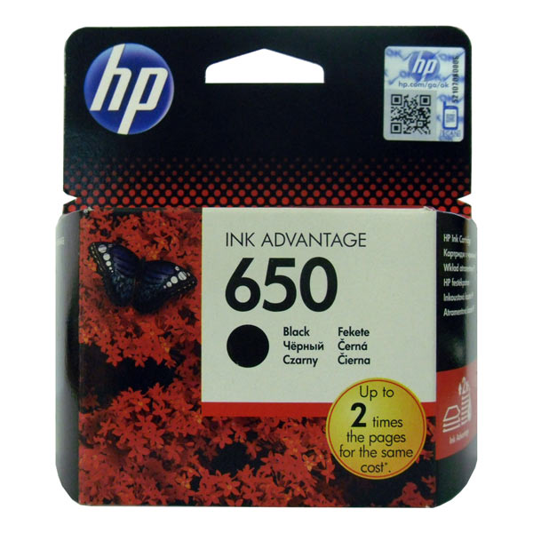 Картридж HP 650, черный CZ101AE