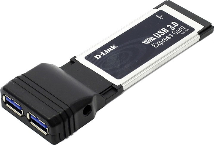 Контроллер USB3.0, 2ext, D-Link DUB-1320, ExpressCard