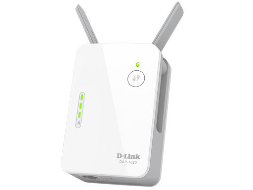 Репитер Wi-Fi D-Link DAP-1620/RU/B1A, 2.4/5GHz, 1200Mbps, 1xLAN 1Gbps