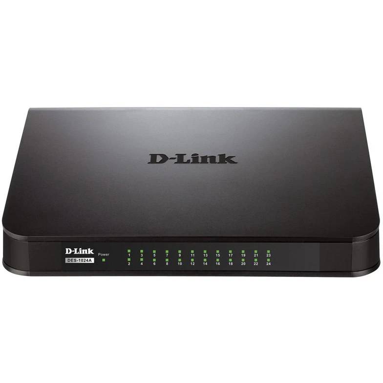 Коммутатор D-Link DES-1024A/E3A, 24xLAN 100Mbbps