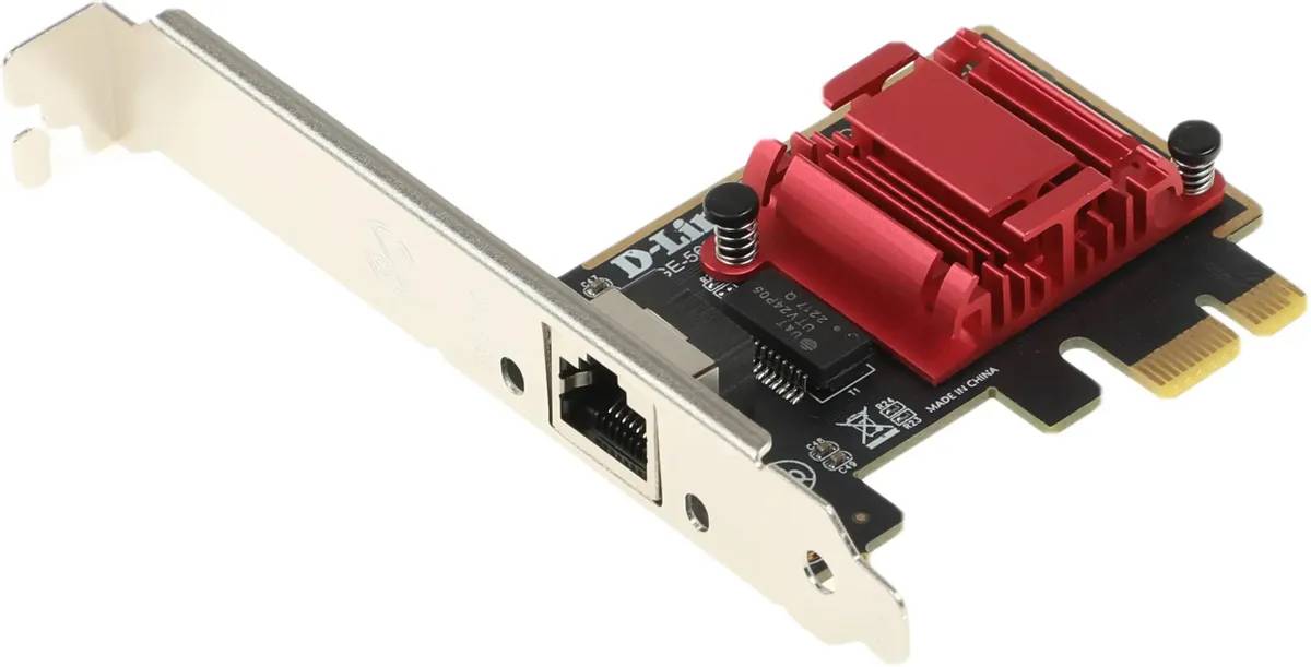 Сетевая карта D-Link DGE-562T/A, 2.5Gbps, PCI-Ex1