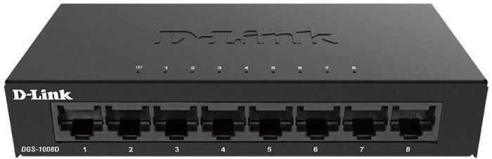 Коммутатор D-Link DGS-1008D/K2A, 8xLAN 1Gbps