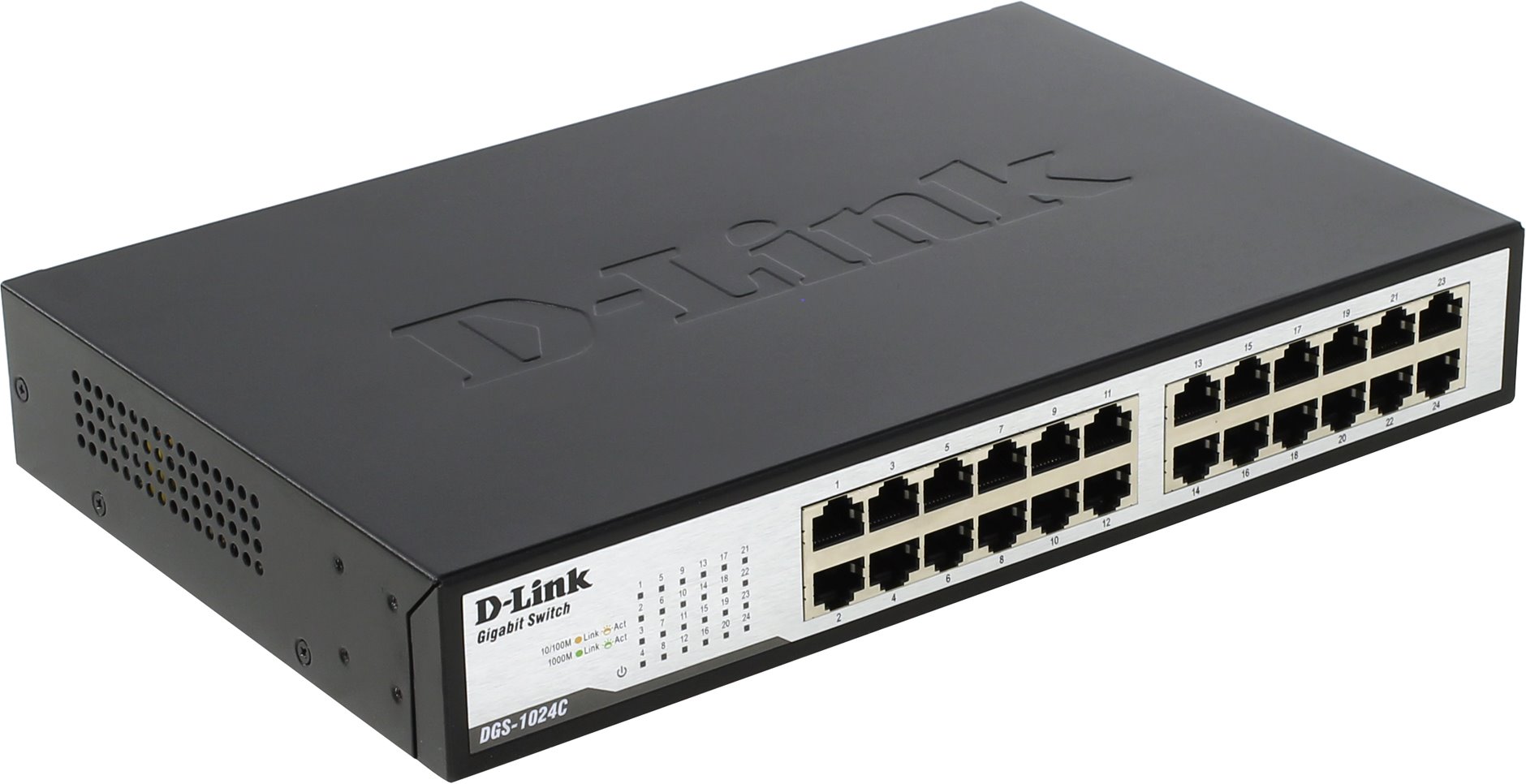 Коммутатор D-Link DGS-1024C/B1A, 24xLAN 1Gbps