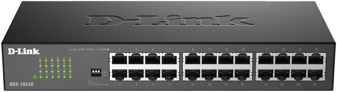 Коммутатор D-Link DGS-1024D/J1A, 24xLAN 1Gbps