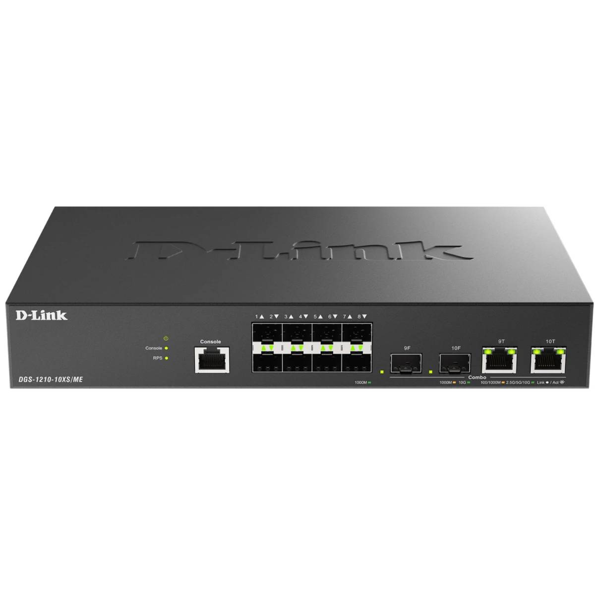 Коммутатор D-Link DGS-1210-10XS/ME/C1A, 8xSFP, 2xCombo