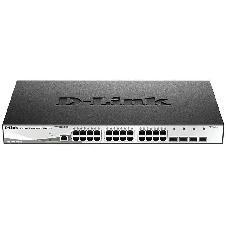 Коммутатор D-Link DGS-1210-28X/ME/C1A, 24xLAN 1Gbps, 4xSFP+