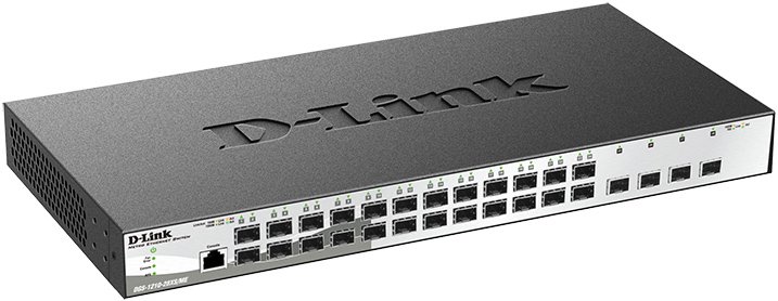 Коммутатор D-Link DGS-1210-28XS/ME/B2A, 24xLAN 1Gbps, 4 SFP+