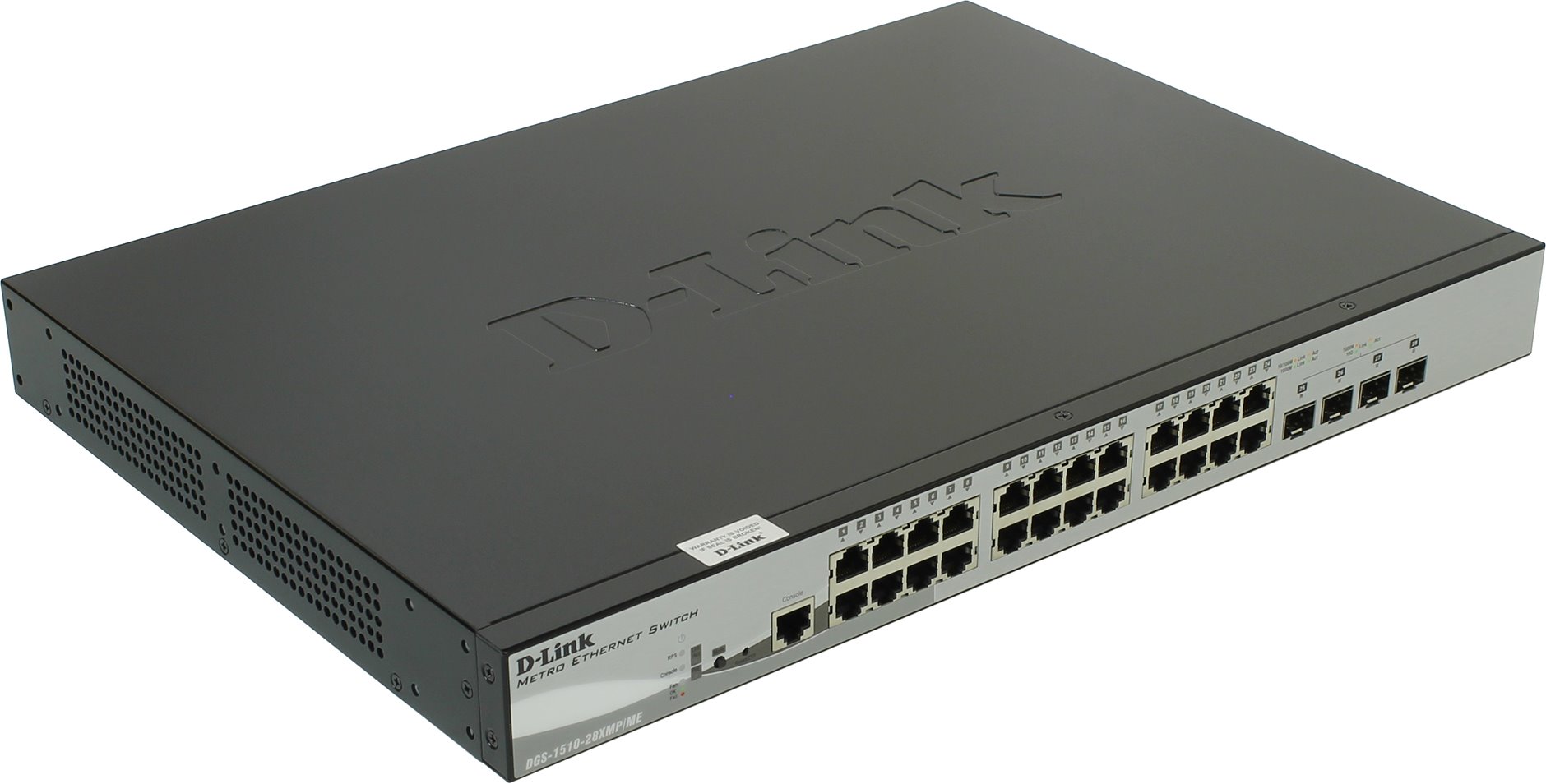 Коммутатор D-Link DGS-1510-28XMP/A1A, 24xLAN 1Gbps, 4 SFP+