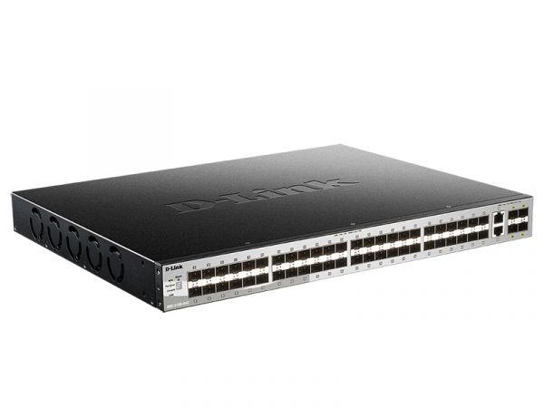 Коммутатор D-Link DGS-3130-54S/BY/A1A, 2xLAN 10G, 48xSFP, 4xSFP+