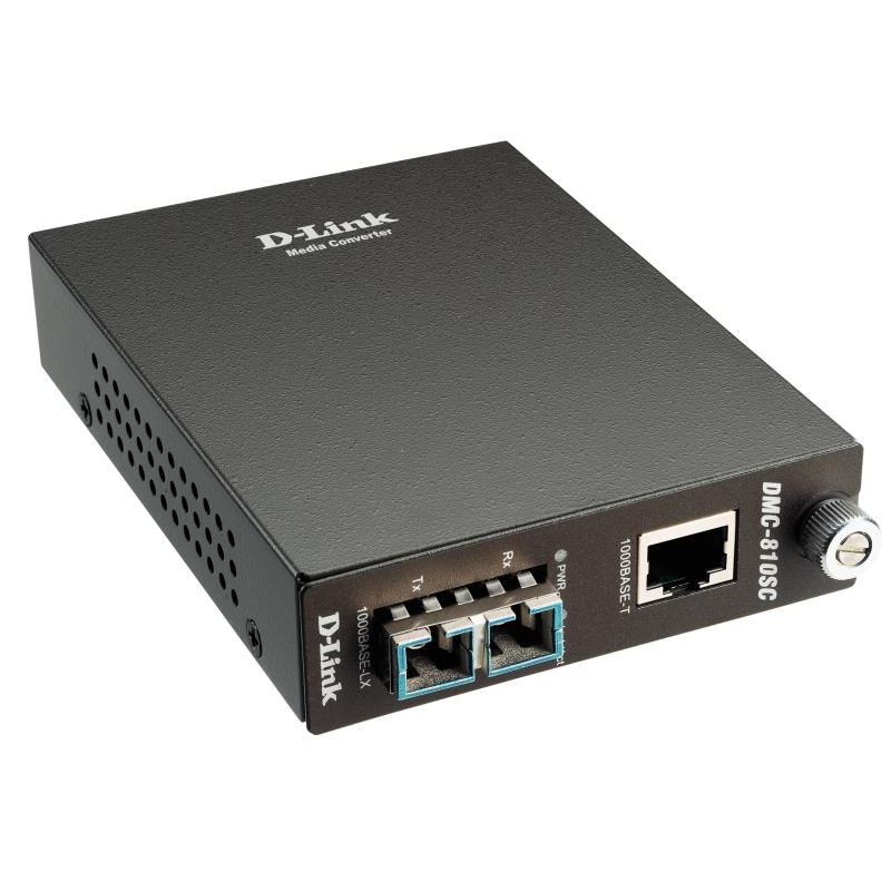 Медиаконвертер D-Link DMC-810SC 1000Base-T to 1000Base-LX Media Converter (1UTP, 1SC)