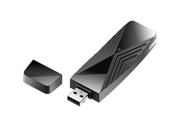 Сетевая карта Wi-Fi, D-Link DWA-X1850/A1A, 2.4/5GHz, 1200MBps, USB 3.0