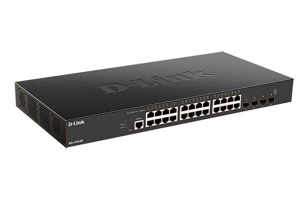 Коммутатор D-Link DXS-1210-28T/A1A, 24 x 10GE, 4 x 25G SFP28, L2+