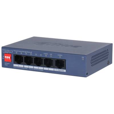 Коммутатор Dahua DH-CS4005-4ET1GT-36, 4xLAN 100Mbps, PoE