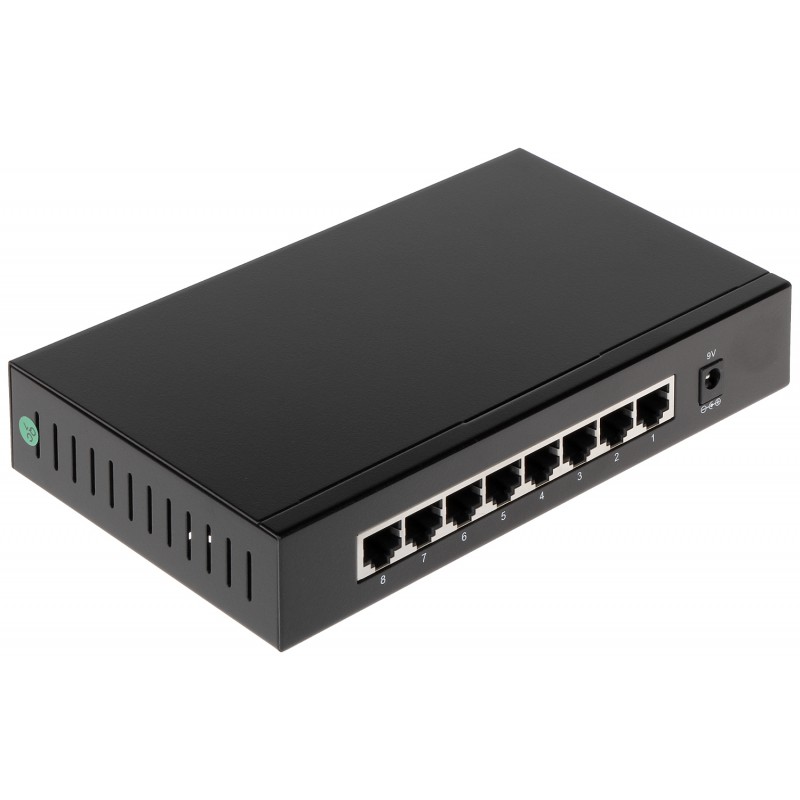 Коммутатор Dahua DH-PFS3008-8GT, 8xLAN 1Gbps
