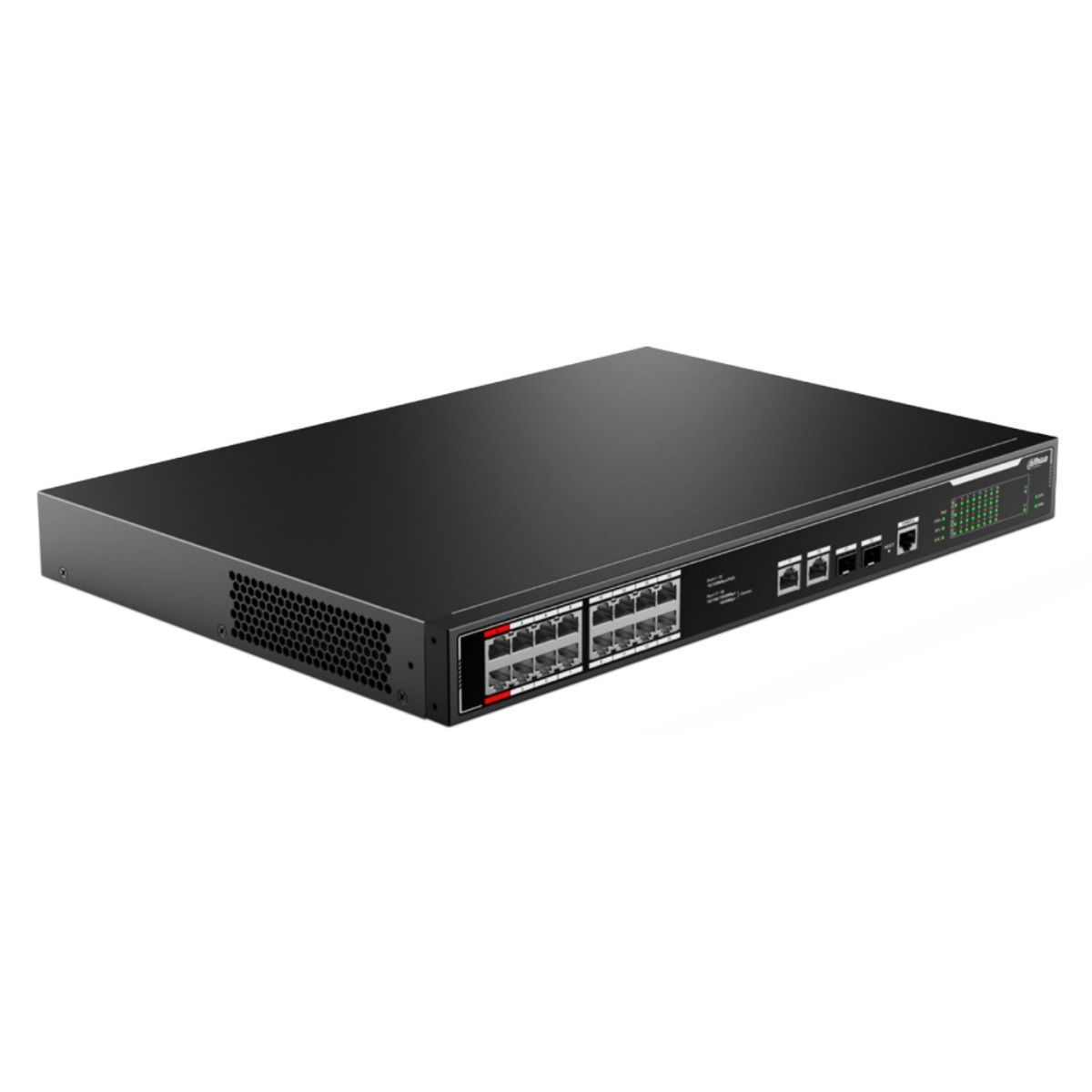 Коммутатор Dahua DH-SF4018P-C, 16xLAN 100Mbps, 2xSFP, PoE