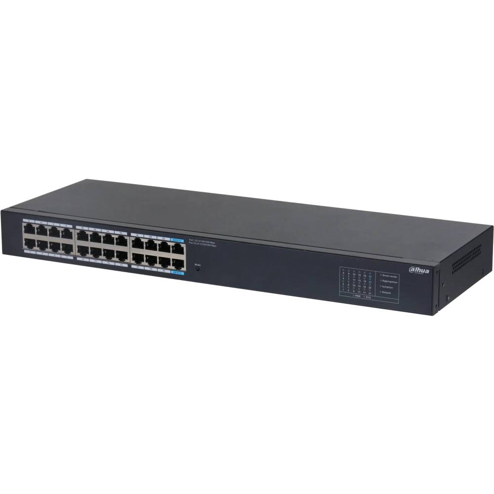 Коммутатор Dahua DH-SG1024, 22xLAN 1Gbps, 2xUplink
