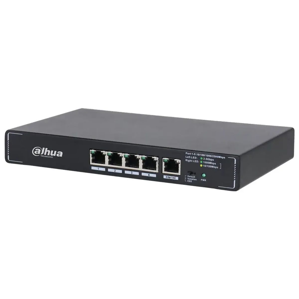Коммутатор Dahua DH-SMG1005, 5xLAN 2.5Gbps