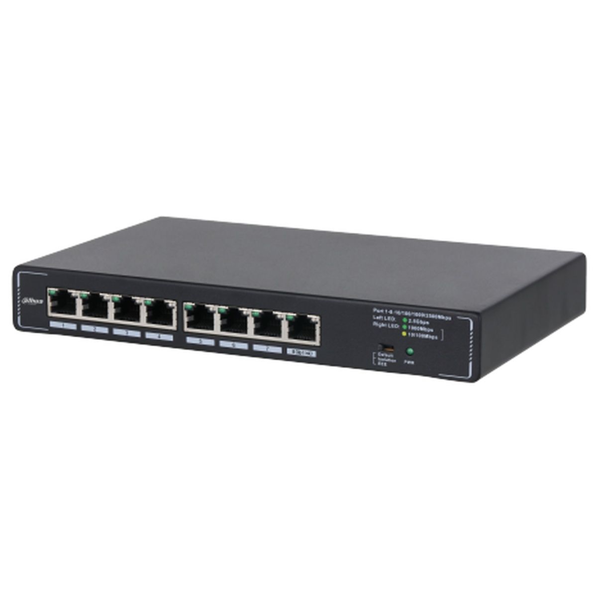 Коммутатор Dahua DH-SMG1008, 8xLAN 2.5Gbps