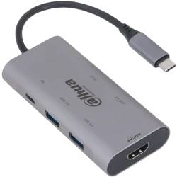Док-станция Dahua DH-TC38, 3xUSB, USB Type-C, RJ-45