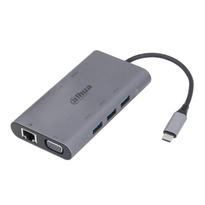 Док-станция Dahua DH-TC39, 3xUSB, USB Type-C, RJ-45, HDMI, VGA