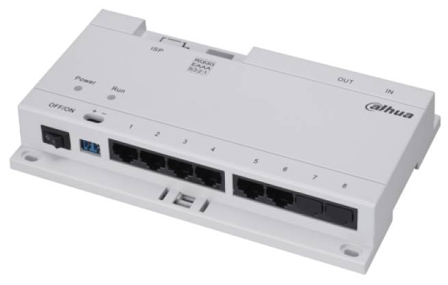 Коммутатор Dahua DH-VTNS1060A, 6xLAN 100Mbps, PoE+