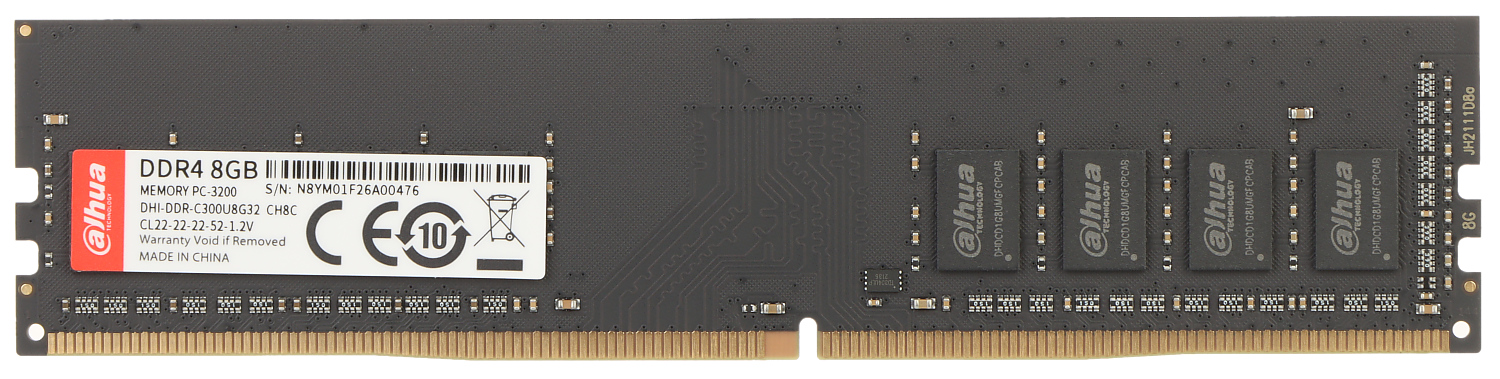 Оперативная память 8Gb Dahua DHI-DDR-C300U8G32, DDR IV, PC-25600, 3200MHz