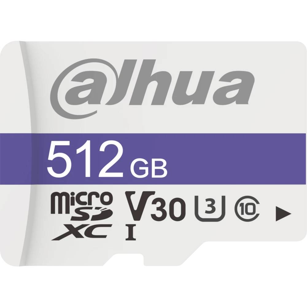 Карта памяти 512Gb DAHUA DHI-TF-C100/512GB, SD Micro, SDXC Class 10, UHS-I U3