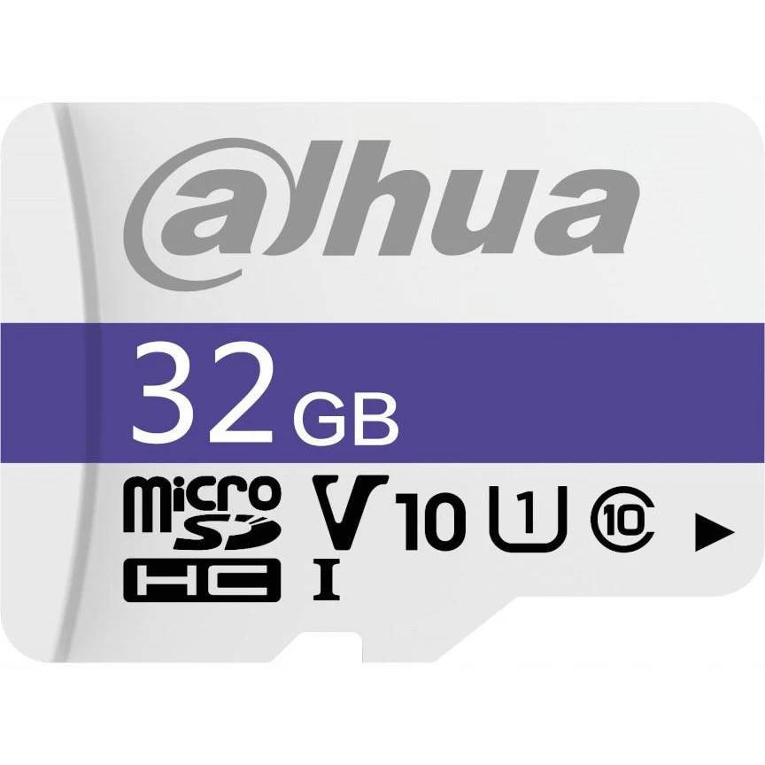 Карта памяти 32Gb DAHUA DHI-TF-C100A-32GB, SD Micro, SDXC Class 10, UHS-I U1, адаптер