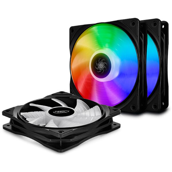 Вентилятор 12x12см DeepCool CF 120-3 IN 1 DP-FA-RGB-CF120-3, 3шт