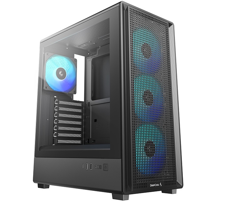 Корпус DeepCool CC550 4F Black, без БП, ATX