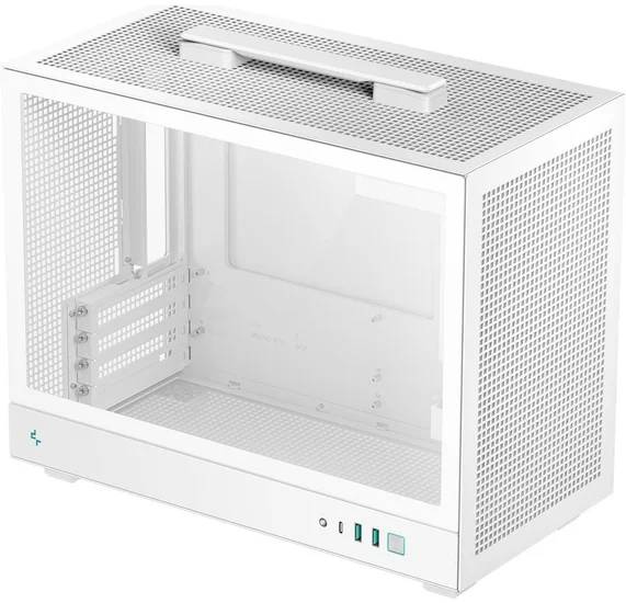 Корпус DeepCool CH160 Plus White, без БП, mATX
