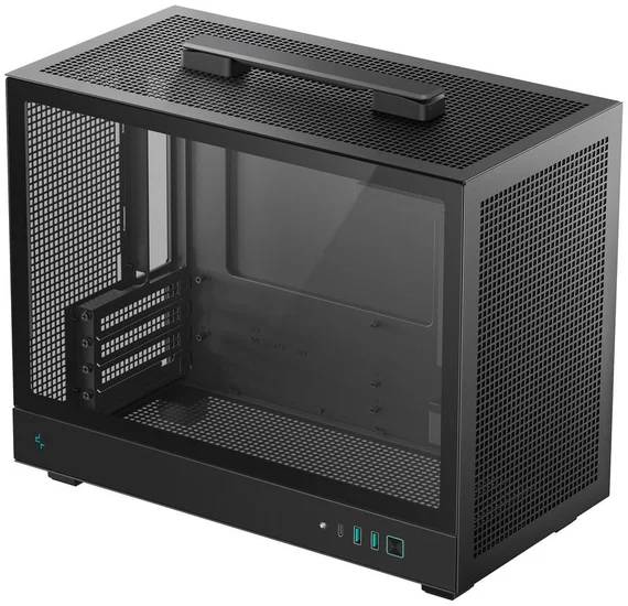 Корпус DeepCool CH160 Plus Black, без БП, mATX