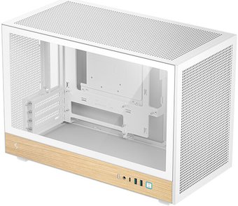 Корпус DeepCool CH260 Wood WH R-CH260-WHNWM0-G-1, без БП, mATX
