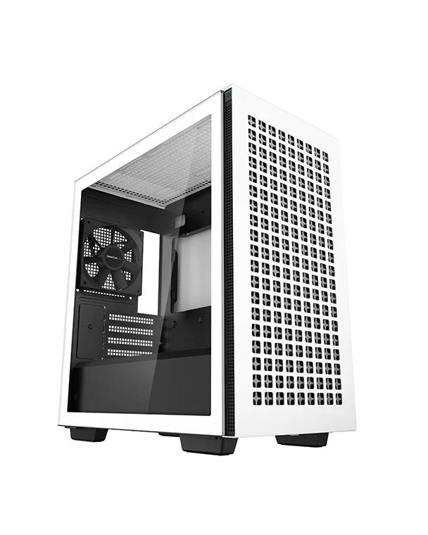 Корпус DeepCool CH370 WH R-CH370-WHNAM1-G-1, белый, без БП, mATX