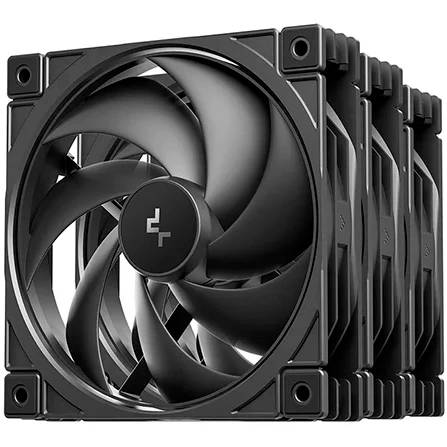 Вентилятор 12x12см DeepCool FD12 V2 3IN1 Black, 3шт