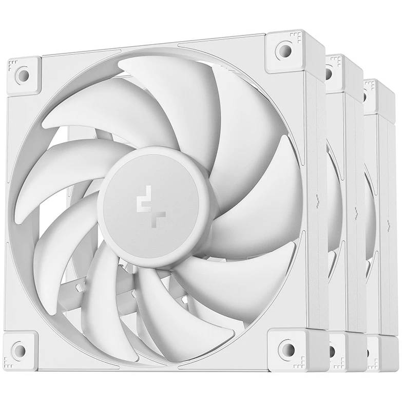 Вентилятор 12x12см DeepCool FD12 WH-3 IN 1 R-FD12-WHNPN3-G, 3шт