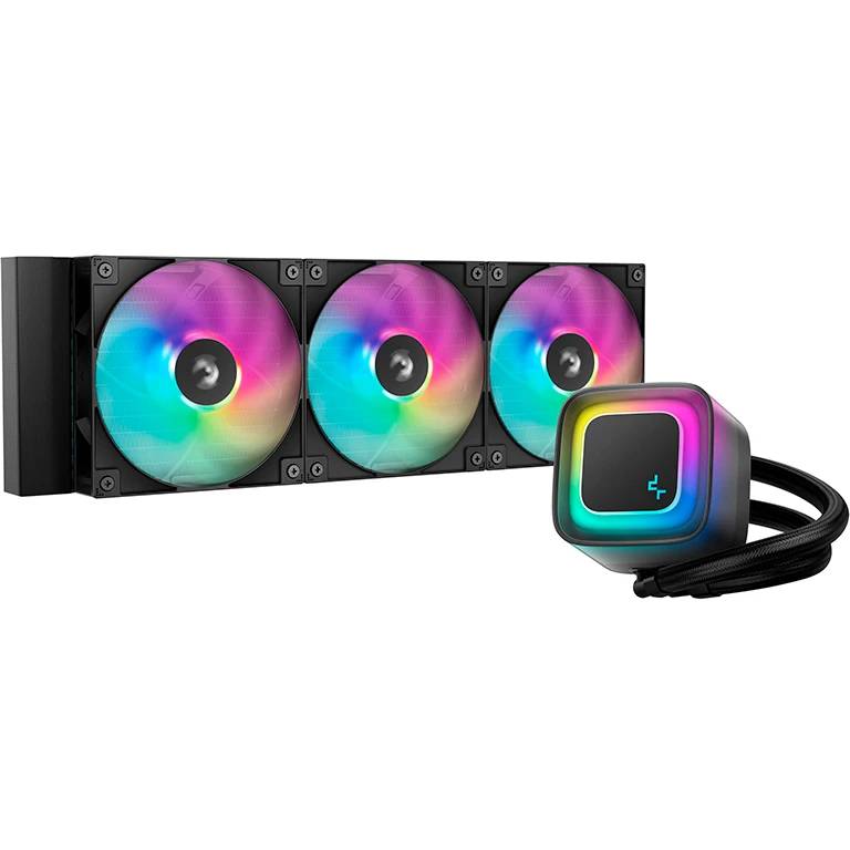 Жидкостное охлаждение DeepCool LE360 V2 R-LE360-BKAMMC-G-2, 300W (LGA1700 Ready)