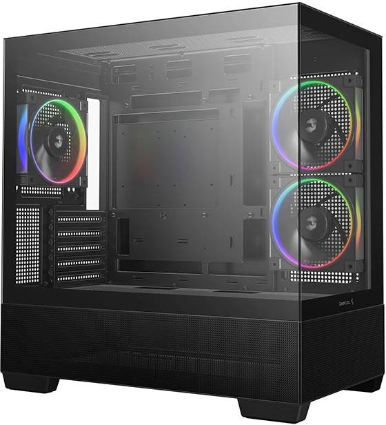 Корпус DeepCool CG380 3F 650W R-CG380-3F-PF650X-M, 650Вт, mATX