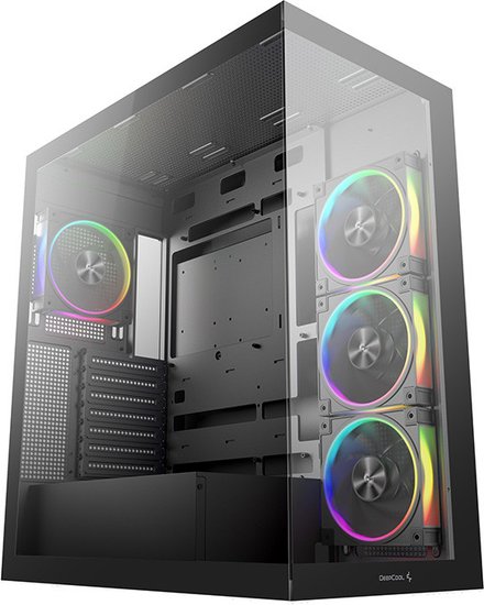 Корпус DeepCool CG580 4F V2 R-CG580-4F-V2-PL750D-M, 750Вт, ATX