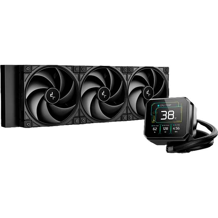 Жидкостное охлаждение DeepCool SPARTACUS 360 Black, 320W (LGA1700 Ready)