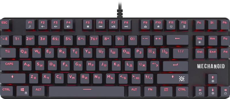 Клавиатура Defender Mechanoid GK-581, черный, 45581