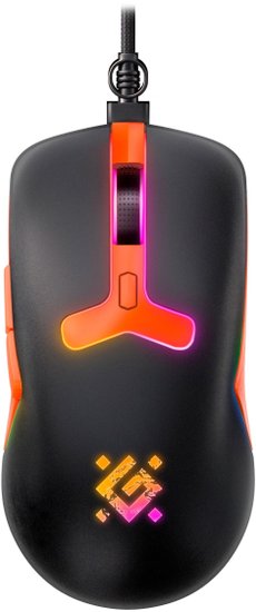 Мышь Defender Solas Lite GM-173 (52174) черный/оранжевый