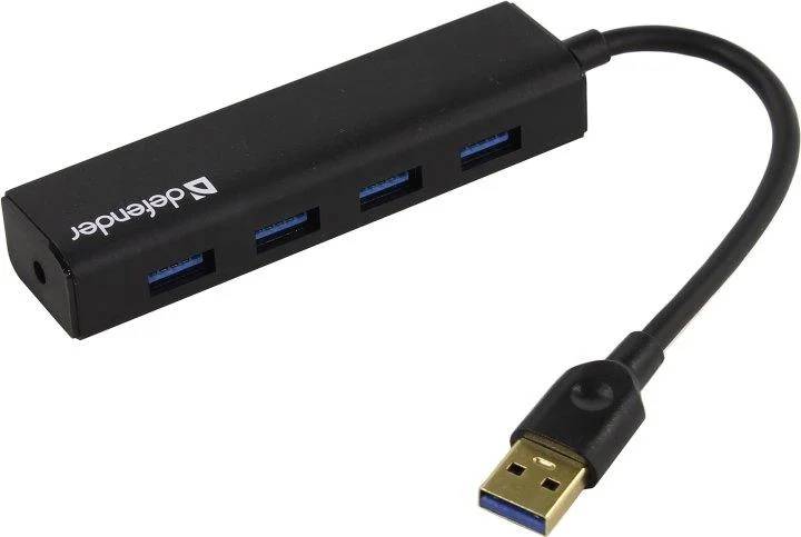 Разветвитель USB3.0 Defender Quadro Express 83204